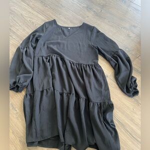 Flowy black dress